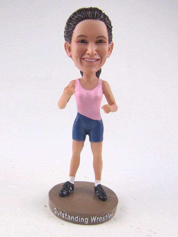 Female wrestler bobblehead 4643 Custom Bobbleheads & Group Orders